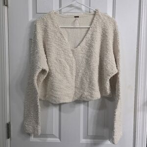 Free People Cozy Textured Sweater